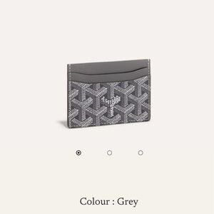 Goyard Saint Sulpice Card Holder Grey